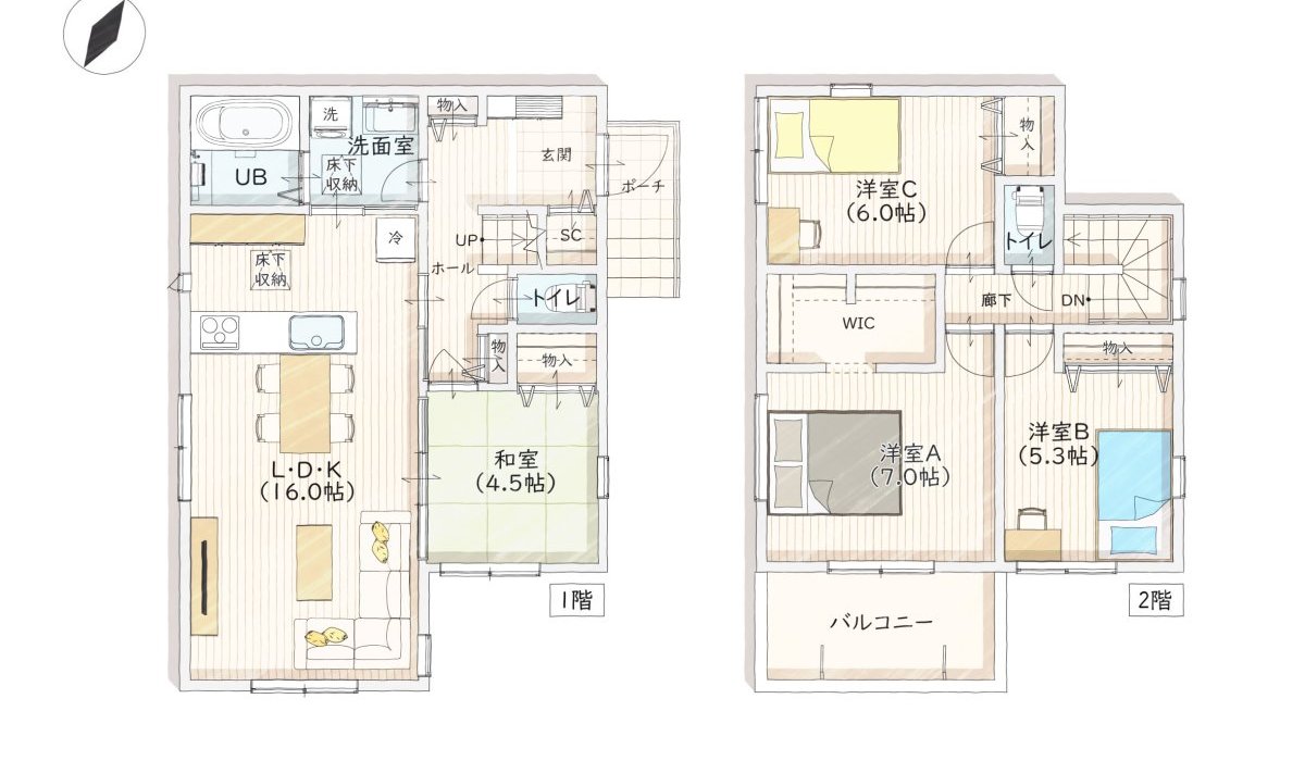 SMART design 間取り図