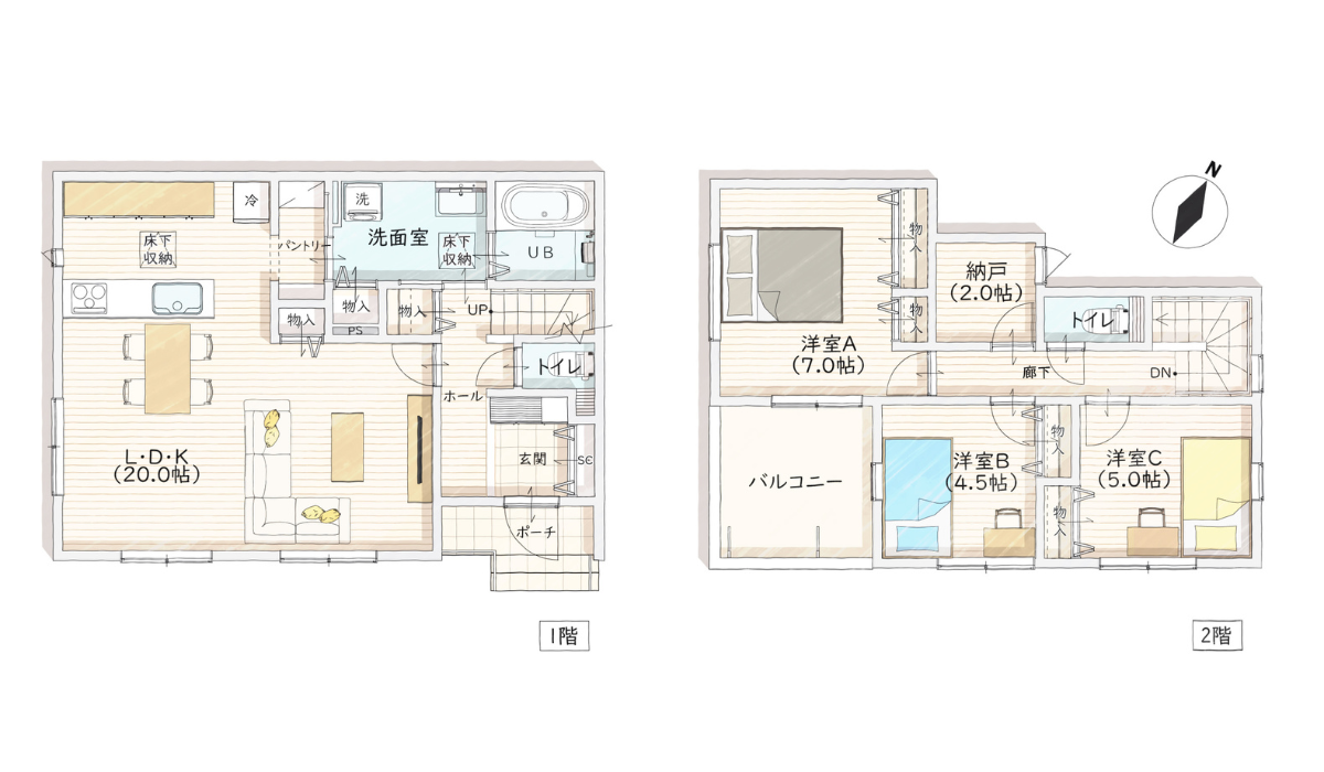 SMART design 間取り図