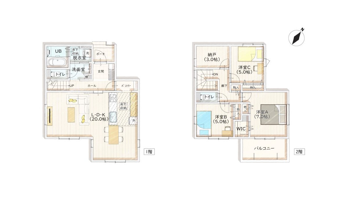 SMART design 間取り図