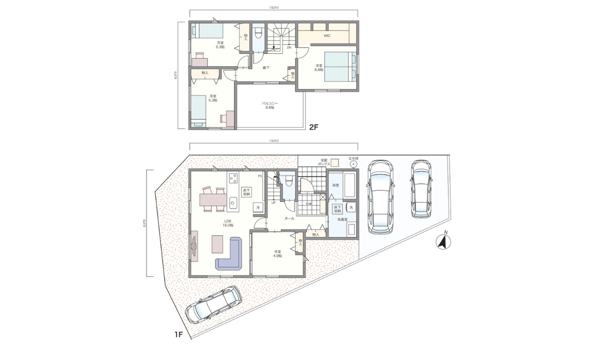 SMART design 間取り図