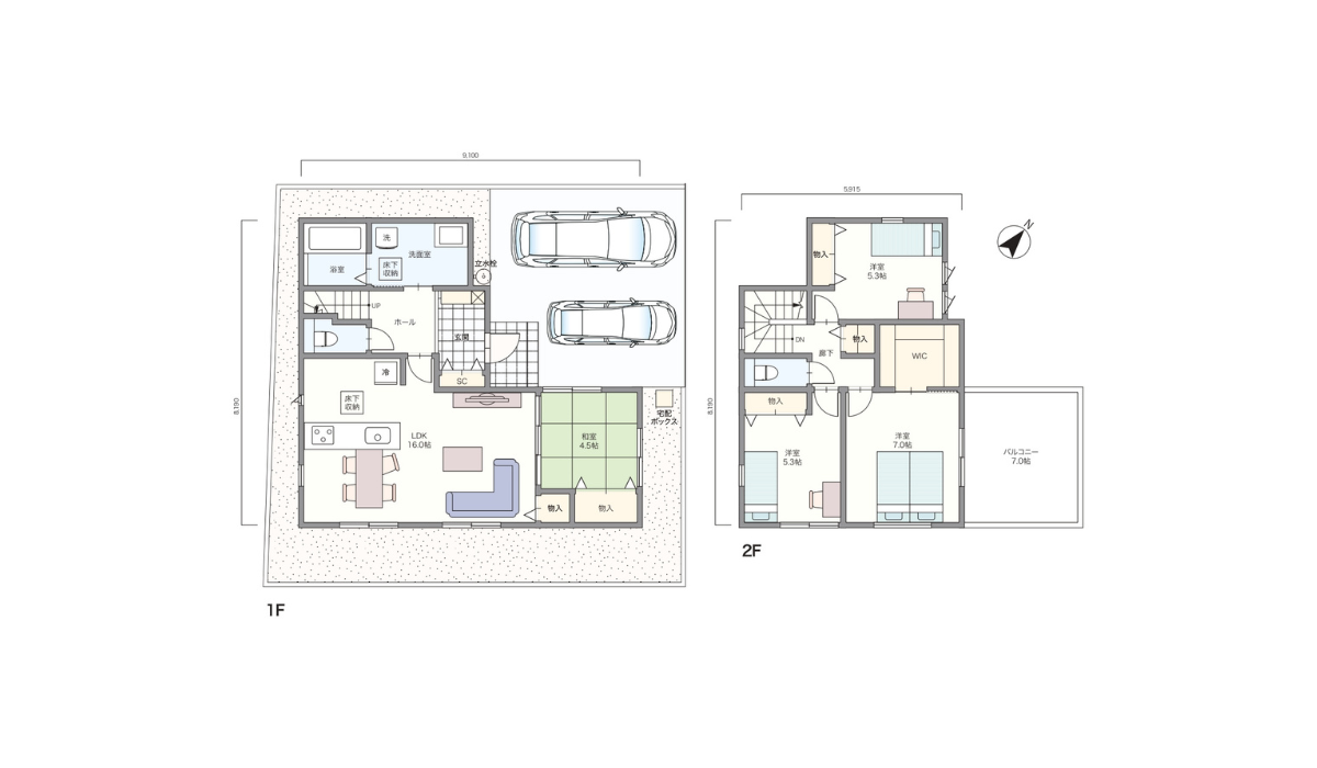 SMART design 間取り図