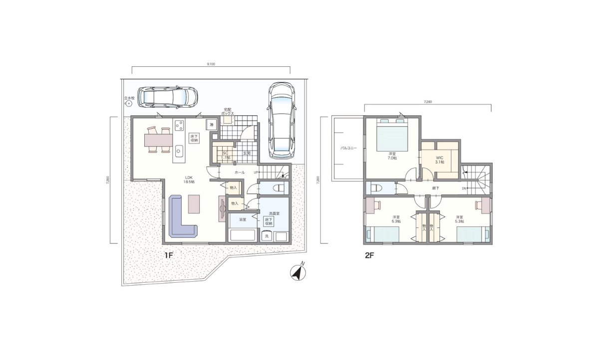 SMART design 間取り図