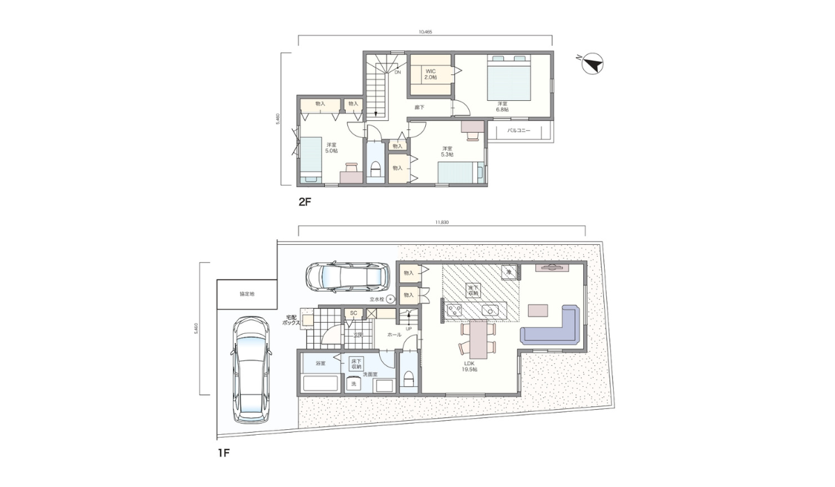 SMART design 間取り図