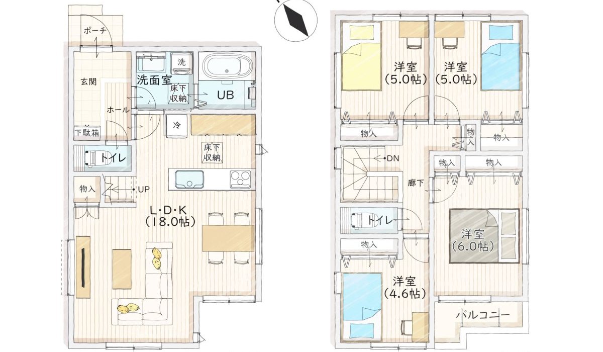 SMART design 間取り図